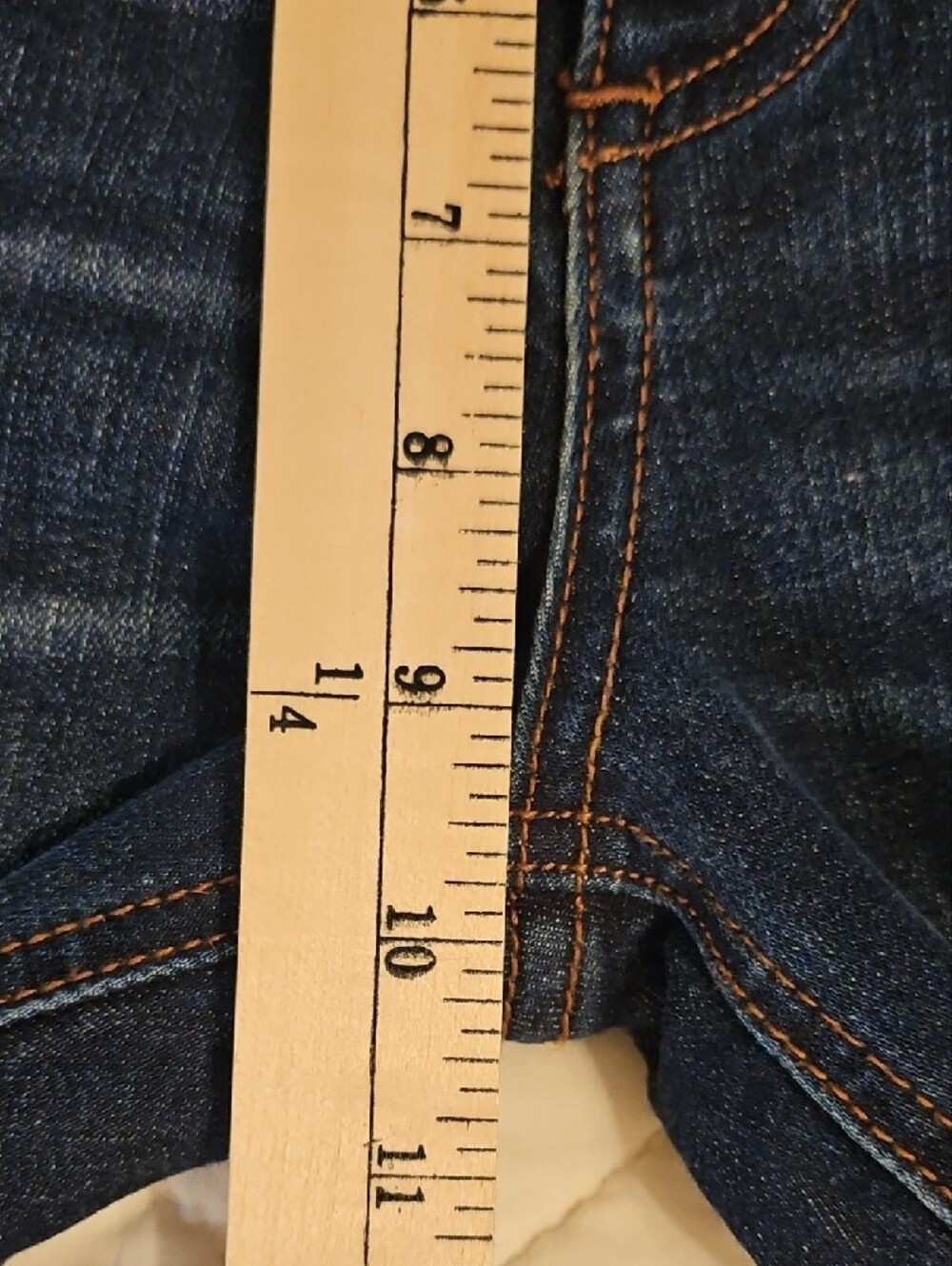 Miss Me -Ankle Skinny Jeans w/ Rhinestones & Beads Accents- Size 31 - Picture 5 of 9